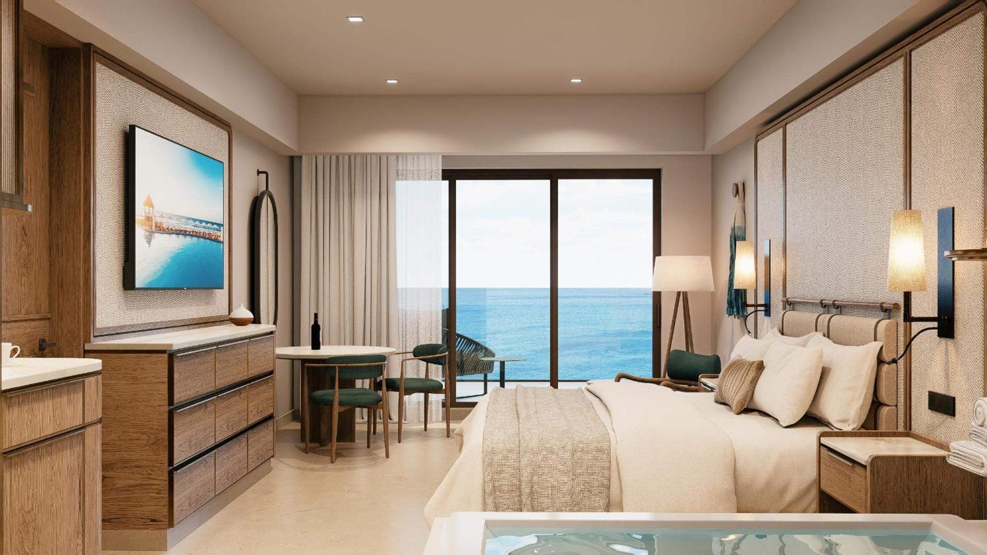 Superior Honeymoon Suite Ocean View King Size Bed
