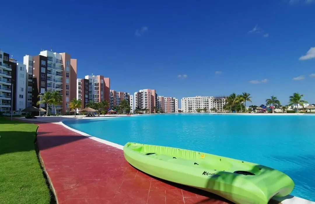 Departamento En Dream Lagoon Cancun-1
