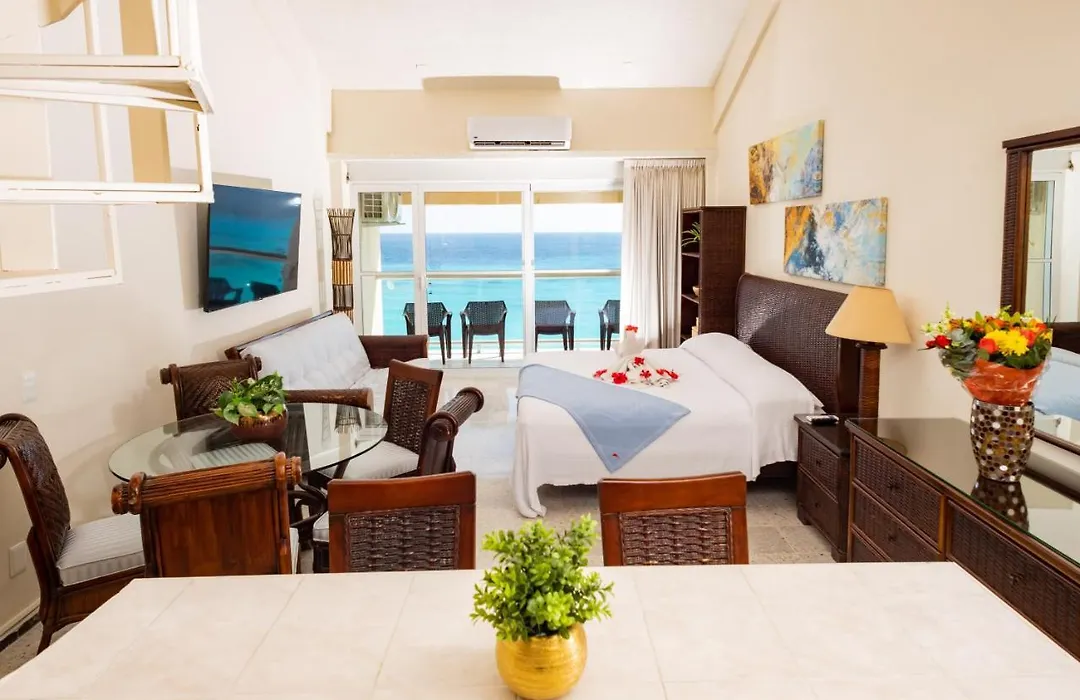 2 Story Oceanfront Penthouses On Cancun Beach!-1