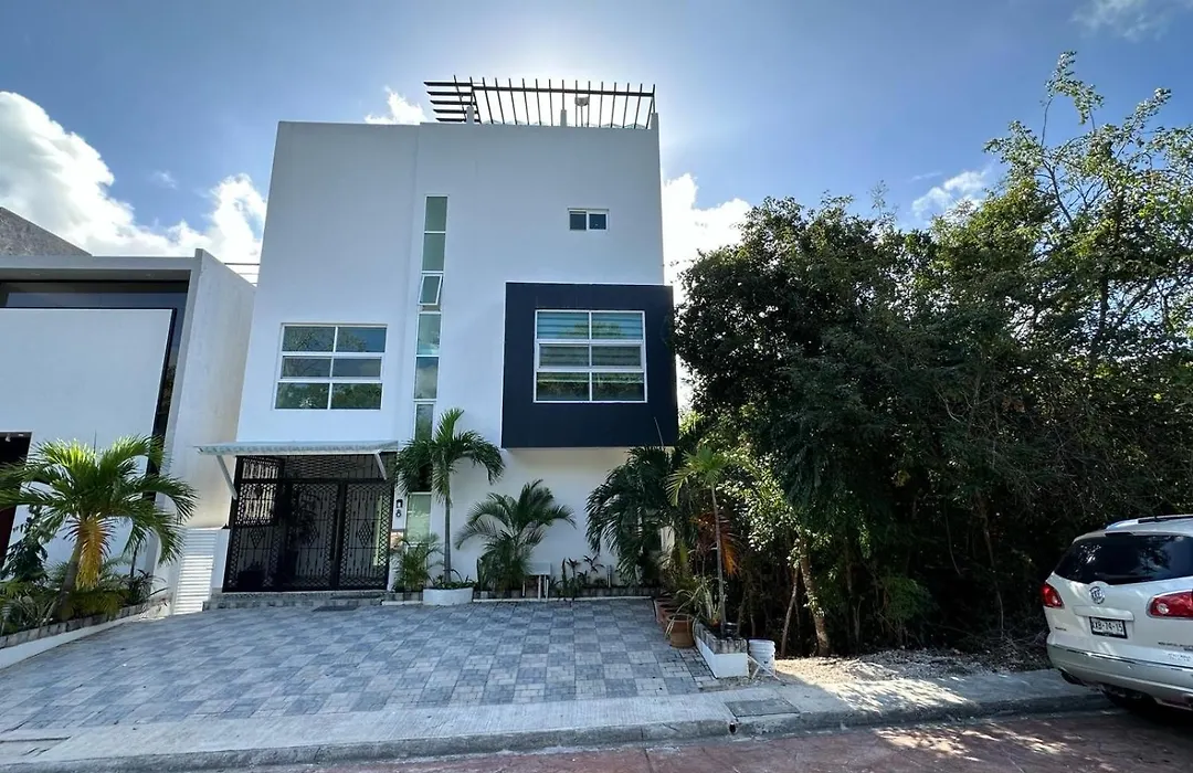 Private Villa With Pool 10 Min From Puerto Morelos Beach-1