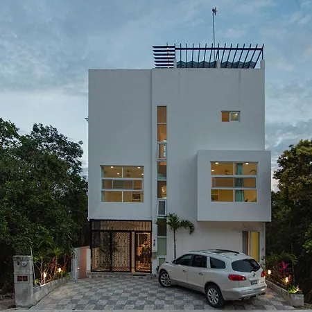 Private Villa With Pool 10 Min From Puerto Morelos Beach-3