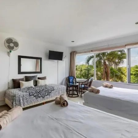 Apartamento Vacacional Frente Al Mar Con Piscina En Cancun-2