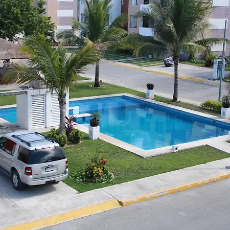 Relajante Y Acogedor Apartamento Con Alberca En Cancun-2