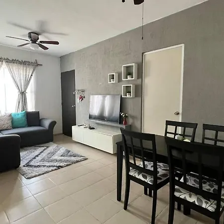 Departamento En Privada Con Alberca-3