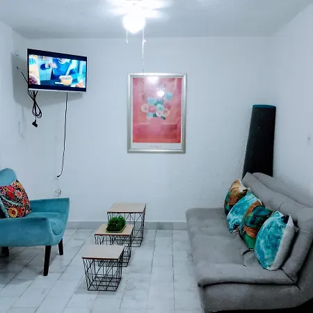 Departamento "Blue" 2 Recamaras Centrico En Cancun-2