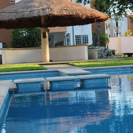 Relajante Y Acogedor Apartamento Con Alberca En Cancun-3