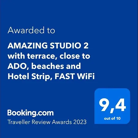 Amazing Studio 2 With Terrace, Close To Ado, Beaches And Hotel Strip, Fast Wifi-3