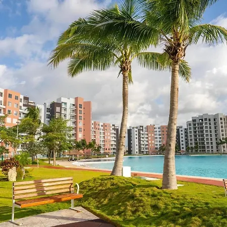 Departamento En Dream Lagoon Cancun-3