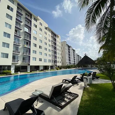 Casa De La Luz Cancun. Amazing Apartment With Stunning Pool In Front Of Mall-3