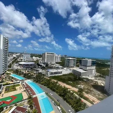 Departamento Con Hermosa Vista En Cancun!-2