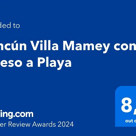 Cancun Villa Mamey Con Acceso A Playa-3