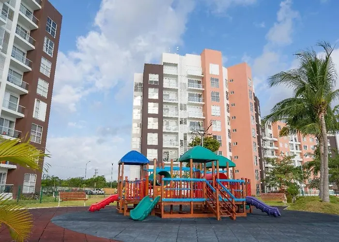 Departamento Con Laguna Artificial Cancún acceptant les animaux