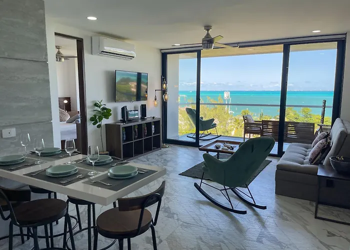 2Br Oceanfront Luxury Apartment In The Hotel Zone Cancún