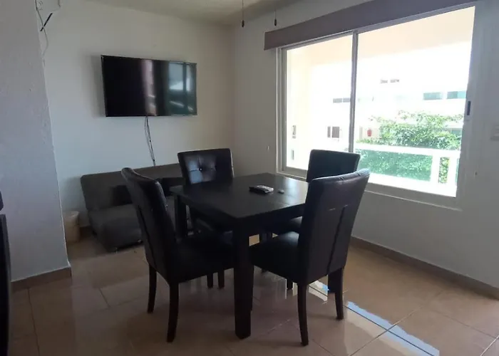 Departamento En Zona Hotelera Cancún que aceita animais de estimação
